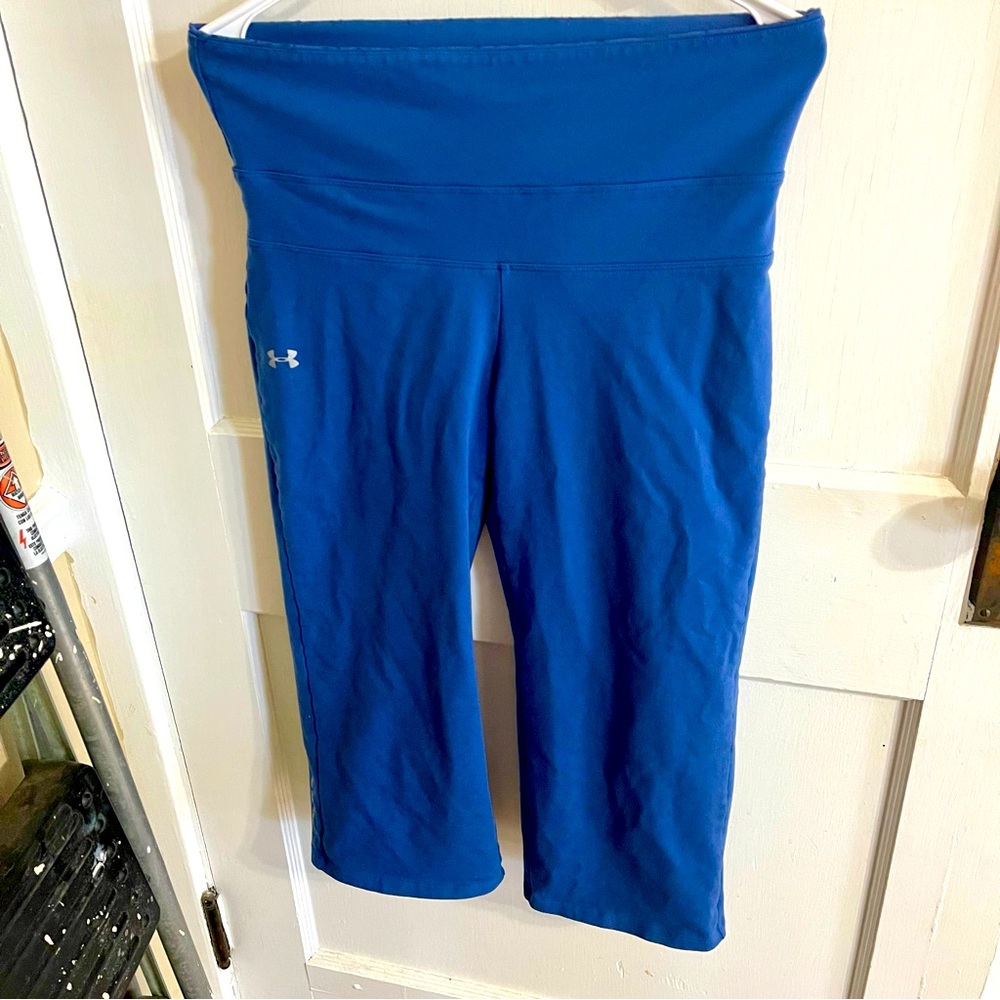 Under Armor- All Season Gear Wide Leg Crop Leggings - Picture 1 of 6